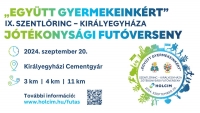 jra egytt futhatunk gyermekeinkkel a Kirlyegyhzi Cementgyrnl