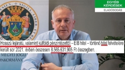 8,5 milliárdos külföldi hitelt fel Péterffy