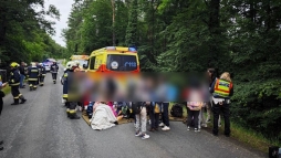 Baleset az osztálykiránduláson: hat kisgyerek megsérült, amikor árokba borult egy busz