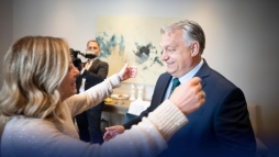 A miniszterelnök Giorgia Meloni olasz kormányfővel tárgyalt