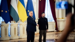 Az eurpai bkrl trgyal Orbn Viktor Kijevben (vide)