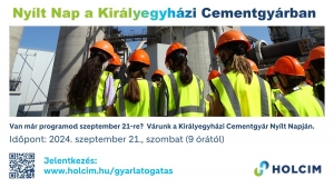 Nylt Nap a Holcim Kirlyegyhzi Cementgyrban