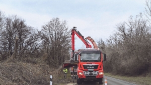 Flplys lezrsra szmtsanak a 66-os t Mnfa fel vezet szakaszn